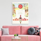 131.キツネと葡萄 キャンバスプリント (インサイチュ (リビング))