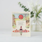 131.キツネと葡萄 ポストカード (スタンド正面)