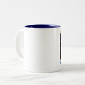 131、私達は私達の祖父を愛します ツートーンマグカップ (正面左)