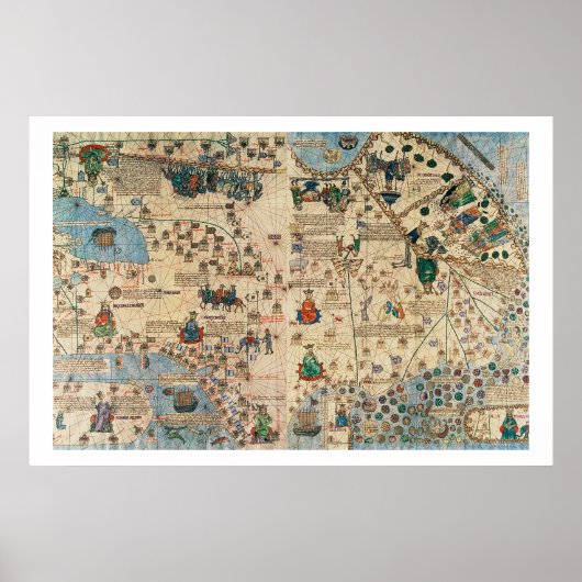 131-0058260/1 Catalan Atlas：アジア詳細、Ja ポスター (正面)