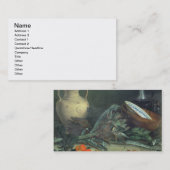 131-0059642果物と野菜が付いている静物画 名刺 (正面/裏面)