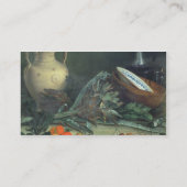 131-0059642果物と野菜が付いている静物画 名刺 (裏面)