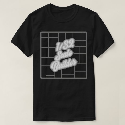 132スケールモデルビルダ Tシャツ (デザイン正面)