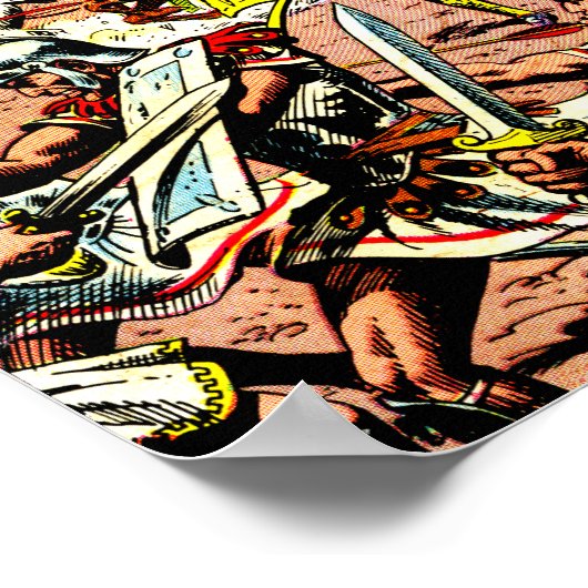 「132ローマの兵士」ヴィンテージの復原ポスター ポスター (角)