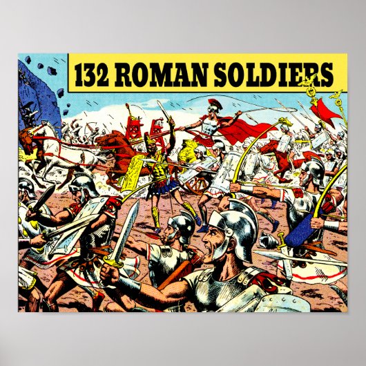 「132ローマの兵士」ヴィンテージの復原ポスター ポスター (正面)
