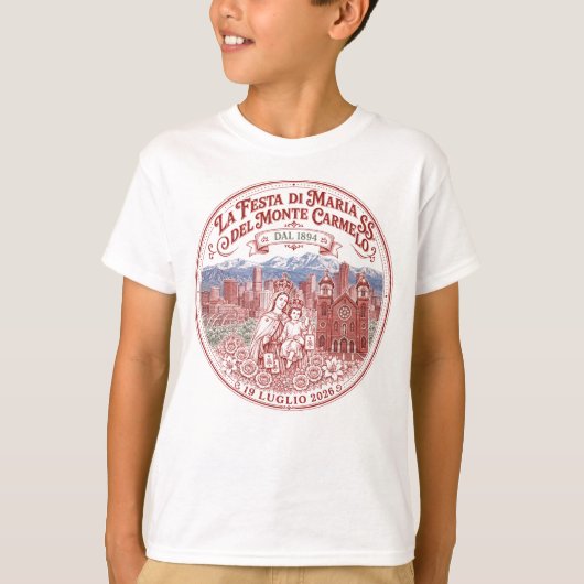 132回目の祝祭キッズ Tシャツ (正面)