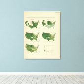 133農場の価値を高める1850～1900 キャンバスプリント (インサイチュ (ウッドフロア))