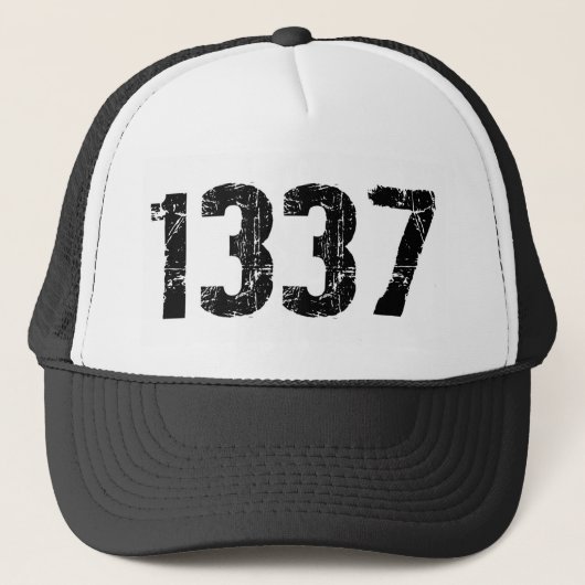 1337年の帽子 キャップ (正面)