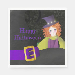 133.よい魔女と帽子 スタンダードランチョンナプキン