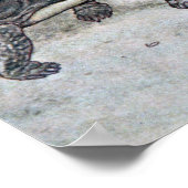 133.ウサギとカメ ポスター (角)