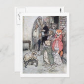 133.ウサギとカメ ポストカード (正面/裏面)