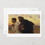 133.ペトロとヨハネランニングの弟子たち ポストカード (正面/裏面)