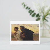 133.ペトロとヨハネランニングの弟子たち ポストカード (スタンド正面)