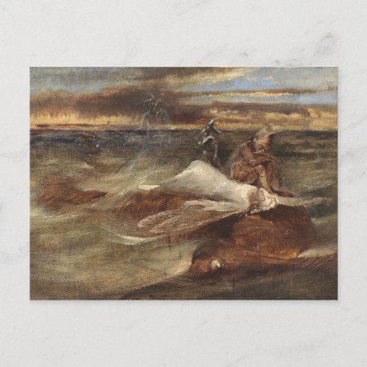 133.妖精と海のヘビ ポストカード (正面)