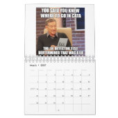 133.白いオオカミ カレンダー (3月 2027)