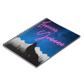 133.白いオオカミ ノートブック (左側)