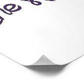 133.白うさぎ ポスター (角)