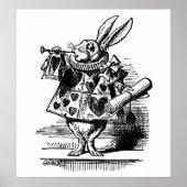 133.白うさぎ ポスター (正面)