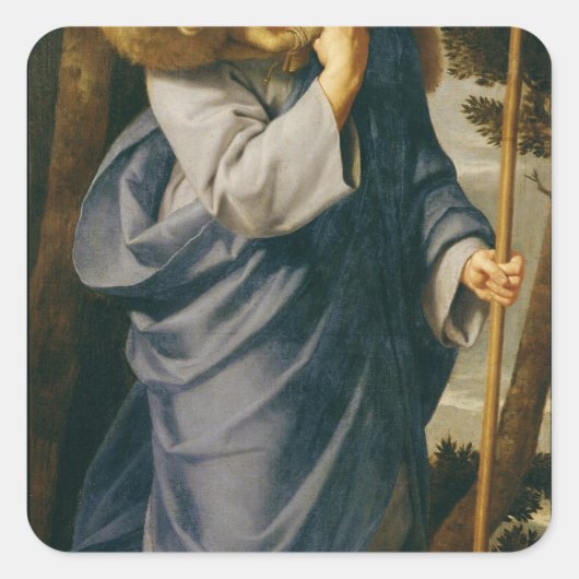 133.良い羊飼い スクエアシール (正面)