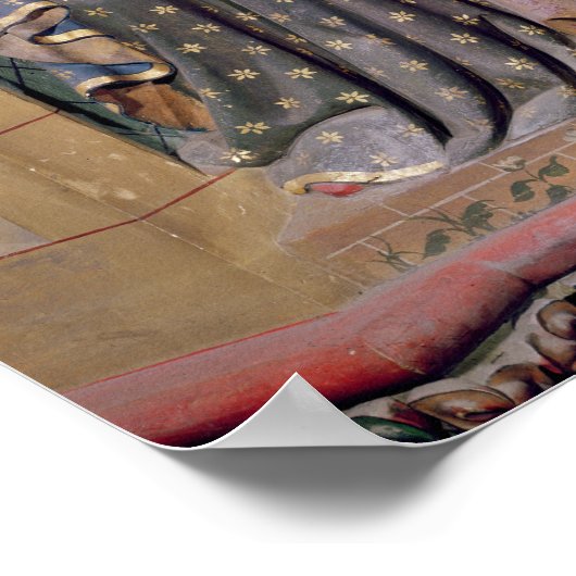 1340年～51年の訪問 ポスター (角)