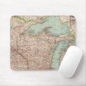 13435 Mich, Wis, Minn, Ia, Mo, Ill, Ind, Ky マウスパッド (マウス)