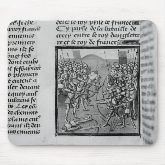 1346年にCrecyの戦い マウスパッド (正面)