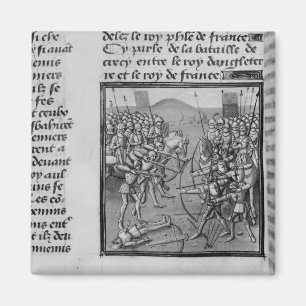 1346年にCrecyの戦い マグネット
