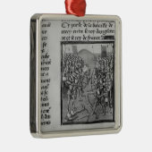 1346年にCrecyの戦い メタルオーナメント (右)