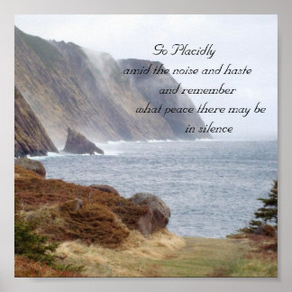 134、静かに騒音と急いで行く… ポスター