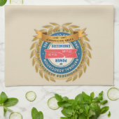 135th記念日タオル キッチンタオル (折り畳み)