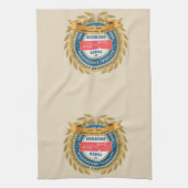 135th記念日タオル キッチンタオル (縦)