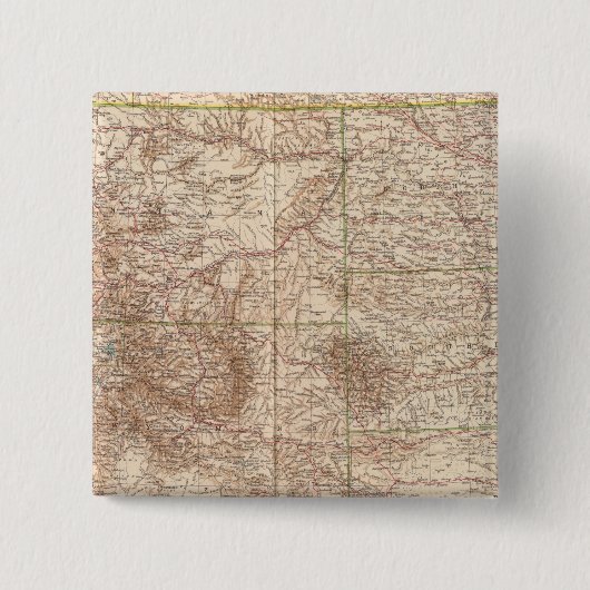 13637モン， ND, SD, Wyo, Neb 缶バッジ (正面)