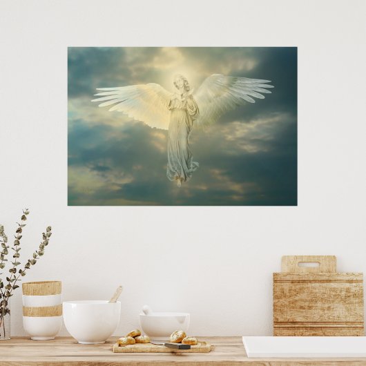 136.天使と鳩 ポスター (キッチン)