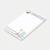 136.孔雀と鴨と雛 ポストイット (アングル)