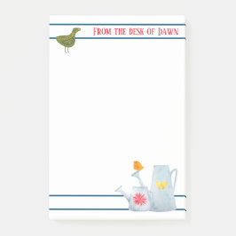 136.孔雀と鴨と雛 ポストイット