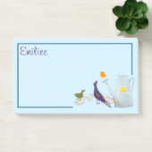 136.孔雀と鴨と雛 ポストイット (オフィス)