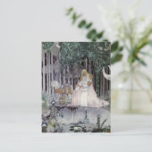 136.王子とプール ポストカード (スタンド正面)