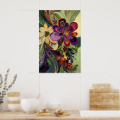 1370フローラ ポスター (キッチン)