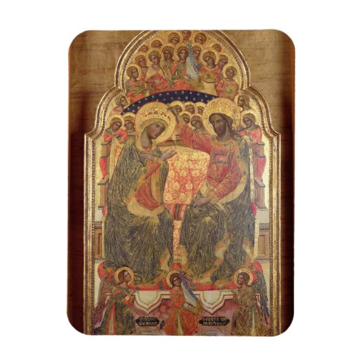 1372年、ヴァージン戴冠式 マグネット (縦)