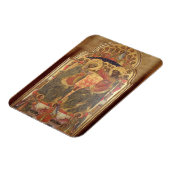 1372年、ヴァージン戴冠式 マグネット (左側)