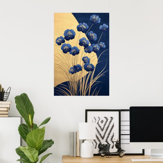 1373フローラ ポスター (ホームオフィス)