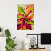 1376フローラ ポスター (ホームオフィス)