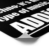 13770テクノ型音楽中毒モットプリファレンス ポスター (角)