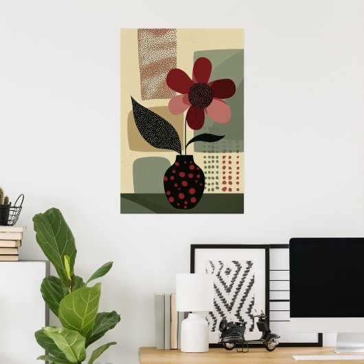 1379フローラ ポスター (ホームオフィス)