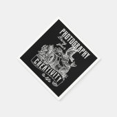 137.写真はあなたの創造性を生命にもたらす スタンダードカクテルナプキン (角)