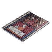 137-0011409/1鳩および人cを持つ女性を着席させました ノートブック (左側)