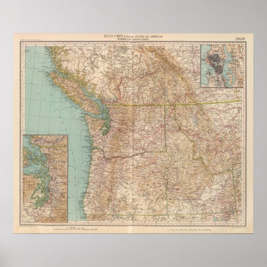 13839 Wash, Ore, Ida ポスター (正面)