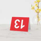 13 カード (黄色い花)