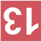 13 シール (正面)