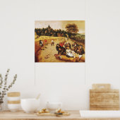 13.ハーベスターの食事 ポスター (キッチン)